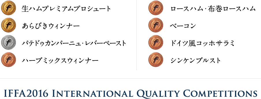 IFFA2016 International Quality Competitions